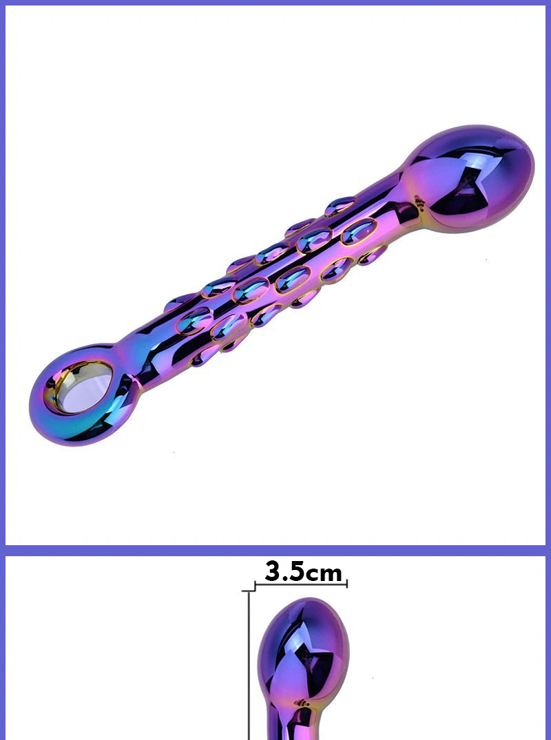 Crystal Glass Dildo Masturbator