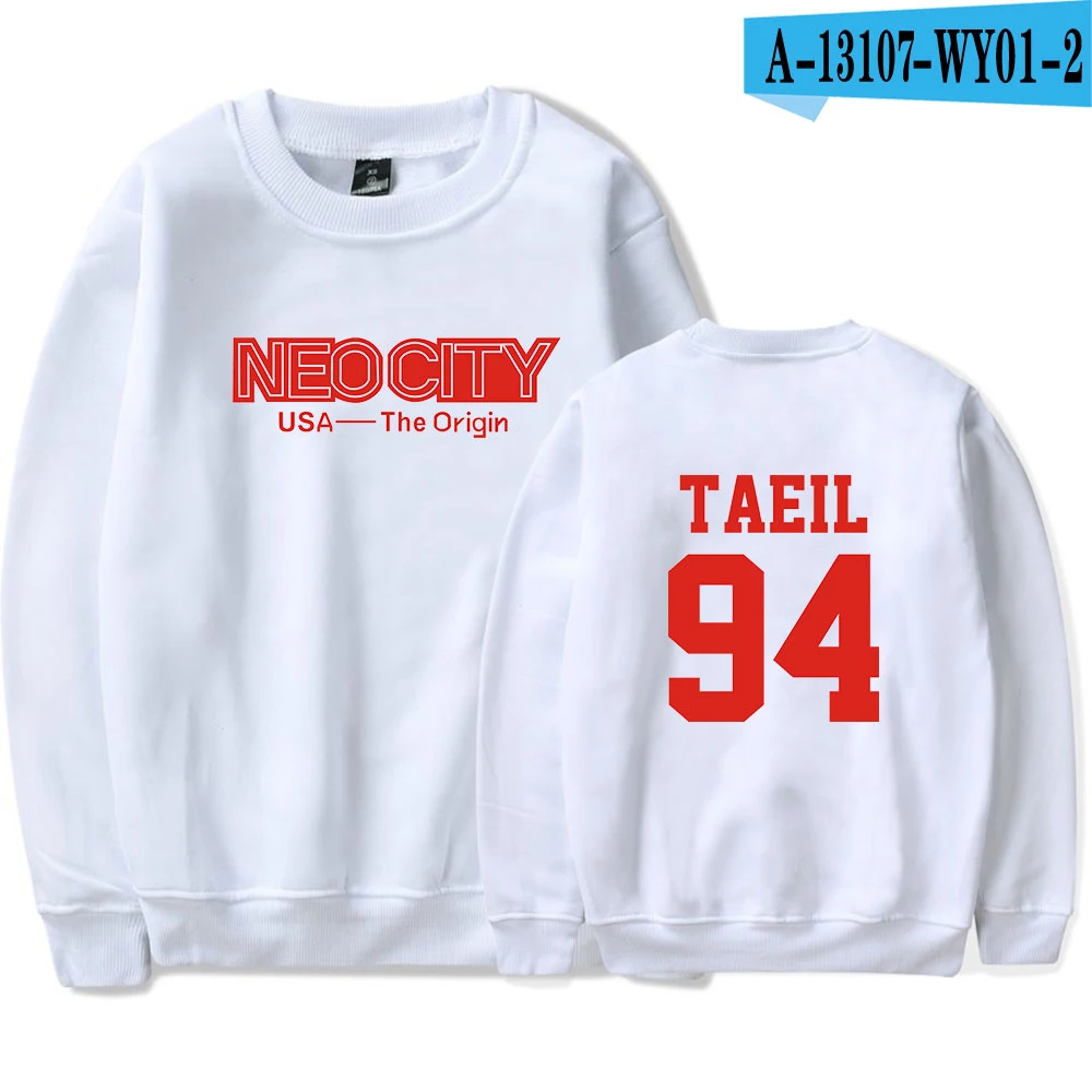 Nct 127 Kpop свитеры с круглым вырезом Для женщин/Для мужчин Модная одежда с длинными рукавами Толстовка Новое поступление, горячая Распродажа Повседневное уличная одежда - Цвет: white