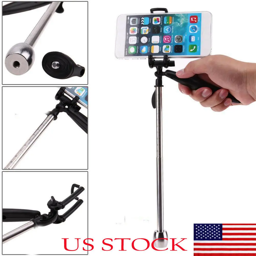 US 2в1 Мини Ручной Стабилизатор камеры видео Steadicam Gimbal для телефона GoPro
