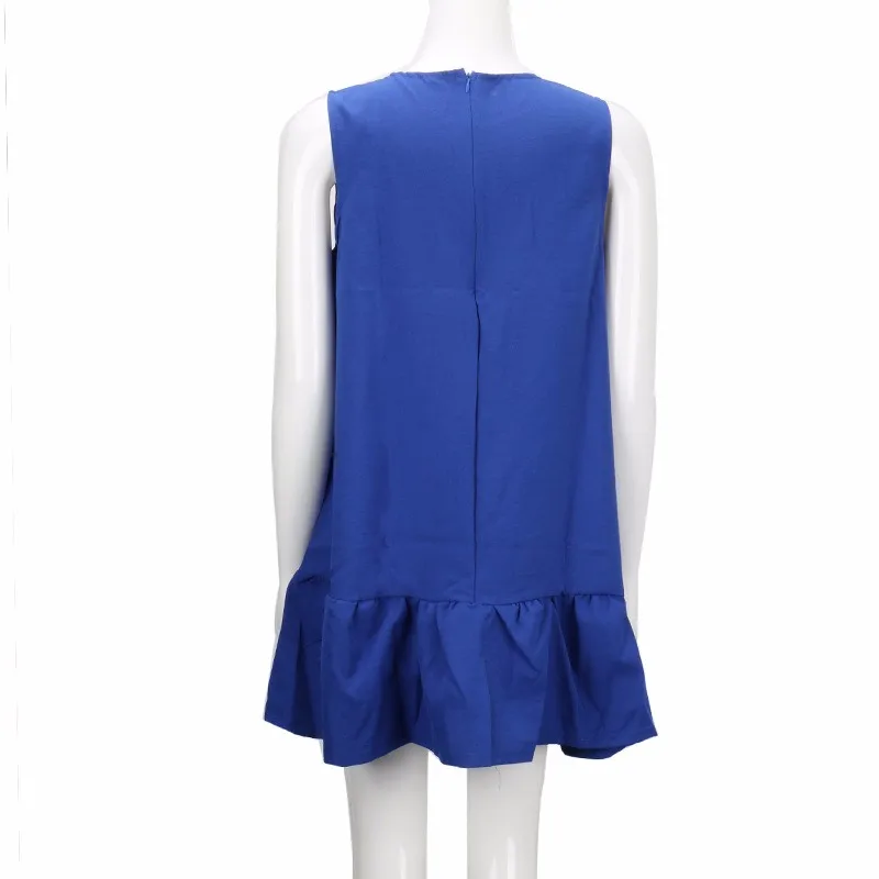CTS 2016 Autumn Dress Fashion O-Neck Loose Women Mini Dress Ruffles Hem Casual Ladies Dresses Plus Size Womens Clothing 6 Color (19)