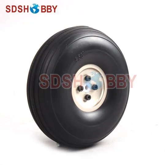 

4.5inch PU Wheel for RC Airplane H41mm with D5mm CNC Aluminum Hub
