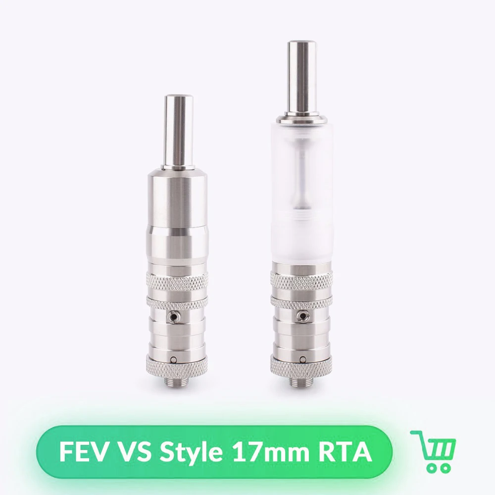 Volcanee Shenray FEV VS style RTA атомайзер Ремонтопригодный бак 17 мм 316 SS двойная стойка дизайн шкатулка с изменяемыми отсеками мод Vape электронные