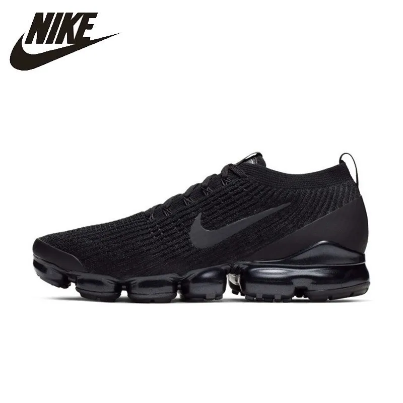 NIKE VAPORMAX FLYKNIT3 Black Man Running Shoes Breathable Anti-slip Sports Sneakers AJ6900-004 NIKE VAPORMAX FLYKNIT3 Black Man Running Shoes Breathable Anti-slip Sports Sneakers AJ6900-004