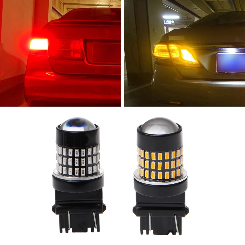 2x T25 3014 78SMD LED Super Bright Car Reverse Brake Tail Light Turn