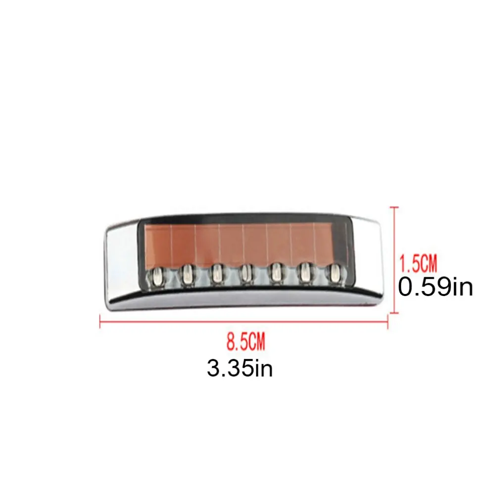 Солнечный антистатический анти-столкновения свет Led многофункциональный Предупреждение ющий свет статический край двери клей Украшение