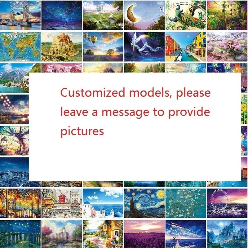 

1000 pieces of wooden puzzles can provide self-timer or favorite picture customization