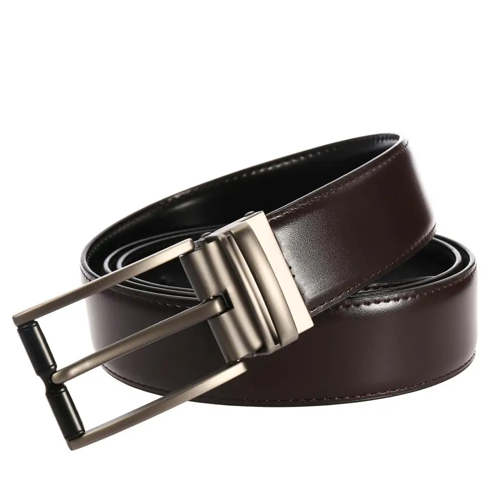 

Retro Pin Buckle Men Belt Cow Genuine Leather Designer Belts for Men Good Quality Fashion Male Strap Belt for Jeans Pants