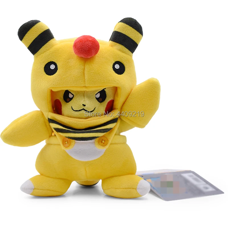 Ampharos Пикачу Косплей плюшевая игрушка для костюмированной игры мягкие куклы, детский подарок