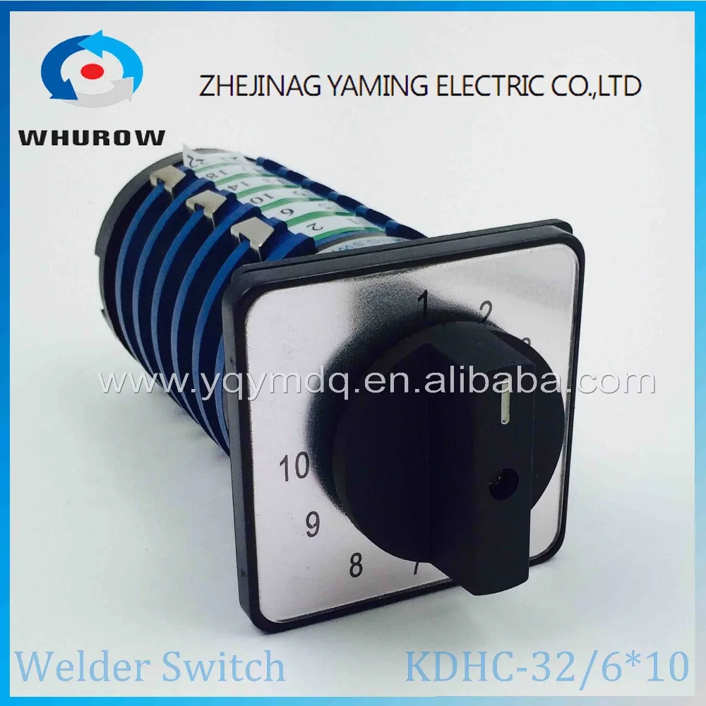 10 position rotary switch KDHC 32/6*10 welding machine ...