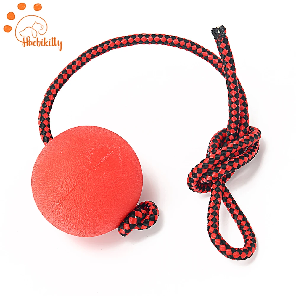 Dog Chew Toys For Pets Molars Resistant Bite Toy With Rope Elastic Ball Dogs Interactive Toys