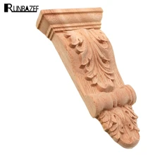 RUNBAZEF Carved Wood Furniture Corbel European Style Decoration Rome Stigma Garden Home Decor Figurines Miniatures Ornaments