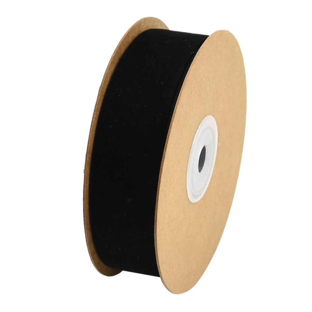 2 Rolls /pack 20yds Lace Trim Sewing Crafts Velvet Ribbons 1cm For Clothes Shoes Bags Ornaments Gift Wrapping  Black + Red