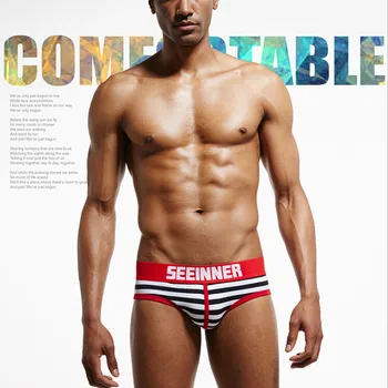 

4 Color Men Briefs Underwear Men's Sexy Breathable Underpants Cotton Comfortable Mens Underwear Shorts Cueca Gay Male Panties#30