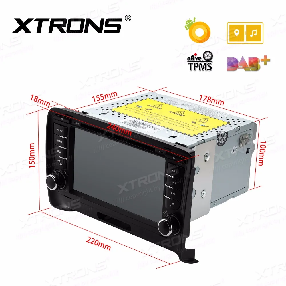 2 Din " Android 8,0 Octa Core gps навигации автомобильное радио DVD плеер для Audi TT MK2 8J 2006 2007 2008 2009 2010 2011 2012
