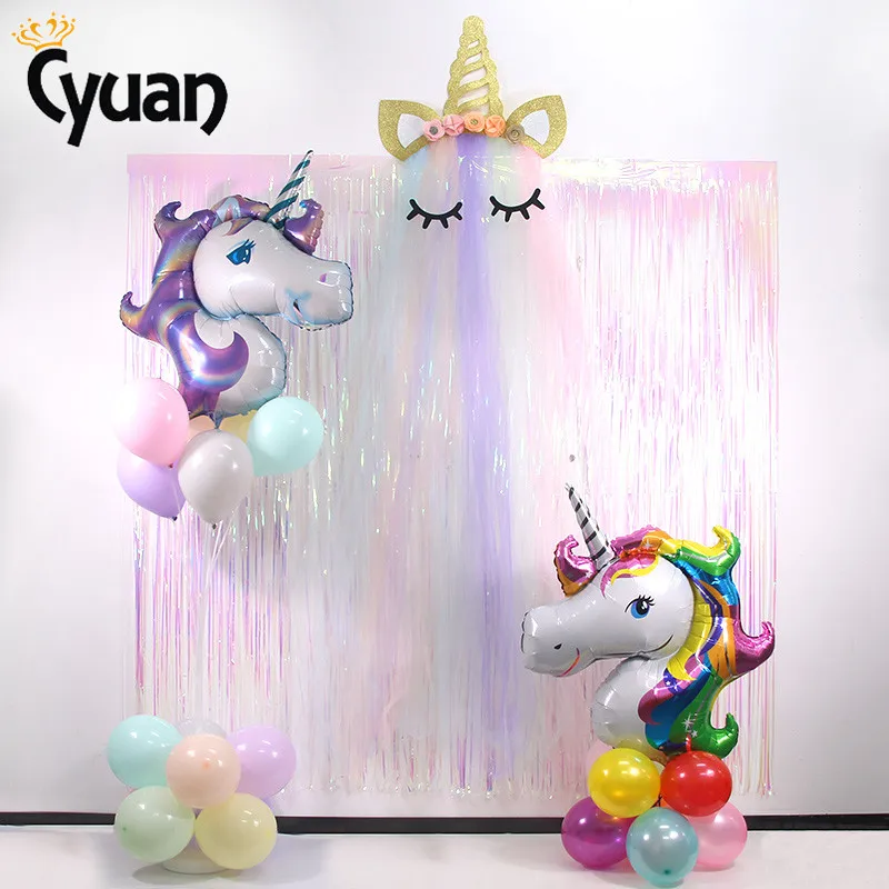 

Unicorn Party Favors Unicorn Headband Rainbow Balloons Decor Birthday Party Decorations Kids Baby Shower Unicorn Party Supplies