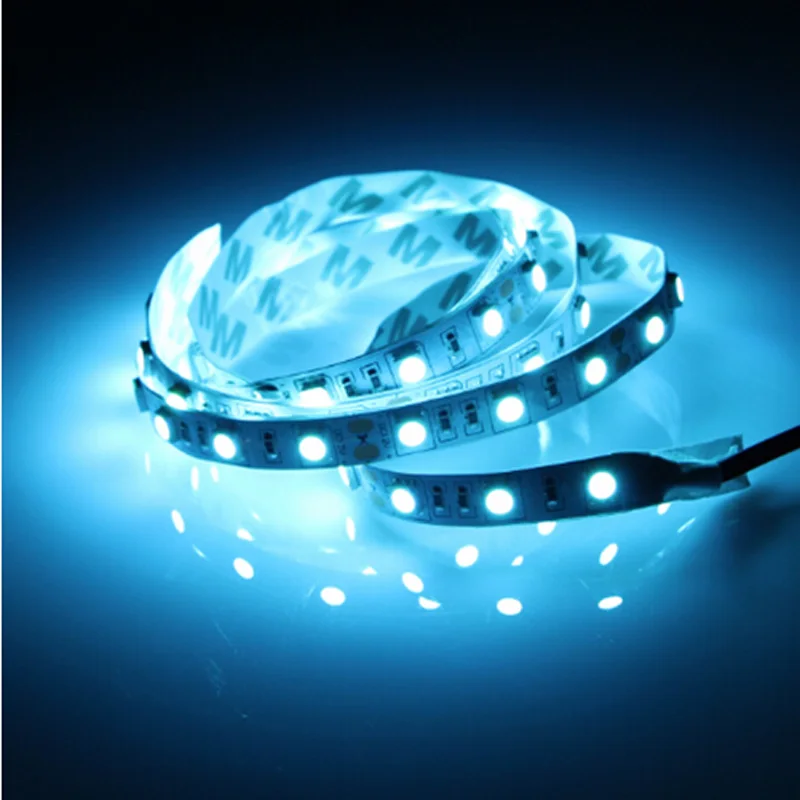 Светодиодная лента 5050 RGB 12 В гибкое освещение для украшения дома SMD