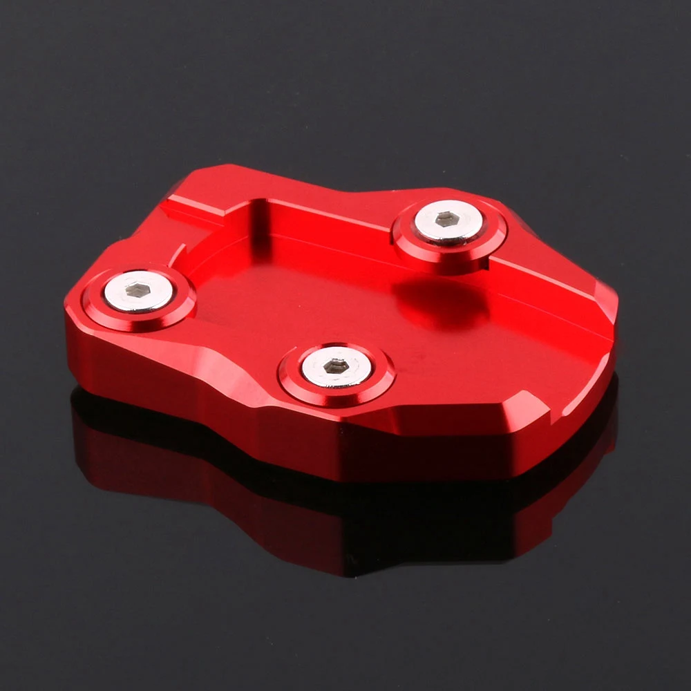 Motorcycle Accessories CNC Kickstand Sidestand Stand Extension Enlarger Pad For HONDA PCX125 PCX 125 PCX150 PCX 150 2016 2017 (8)