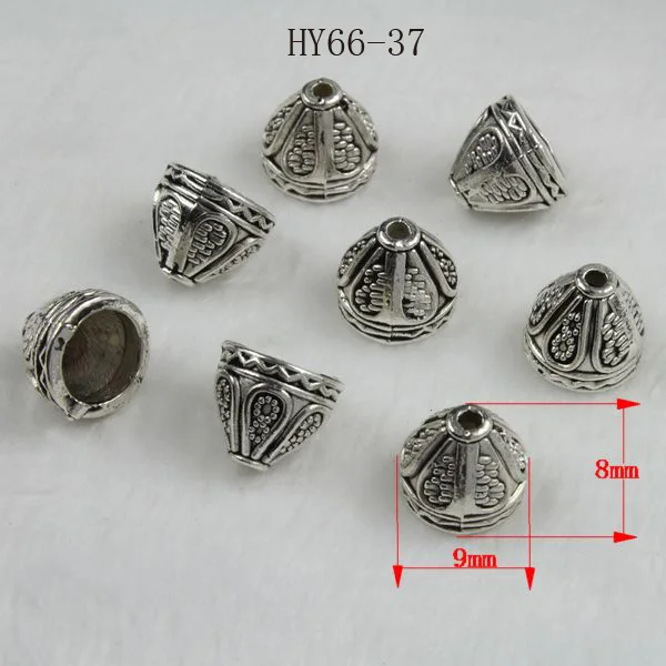 

50pcs 66-37 zinc alloy tibetan bead caps fit 10mm beads metal beads spacer beads making for jewelry