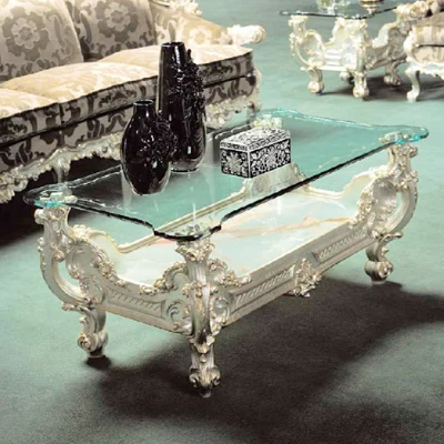The New Coffee Table Style Luxury Villas Carved Wood Reception The New Coffee Table Style Luxury Villas Carved Wood Reception Several Large Custom Made Gl