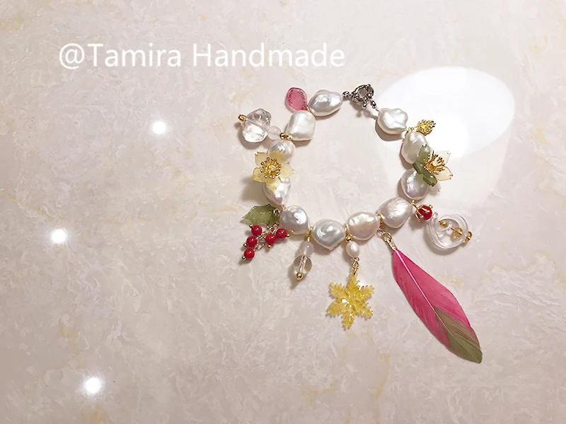 

[LOVE LINES-Dec.-2]Christmas Special Edition Bracelet-2 Handmade Bracelet shrink dink jewelry LL8