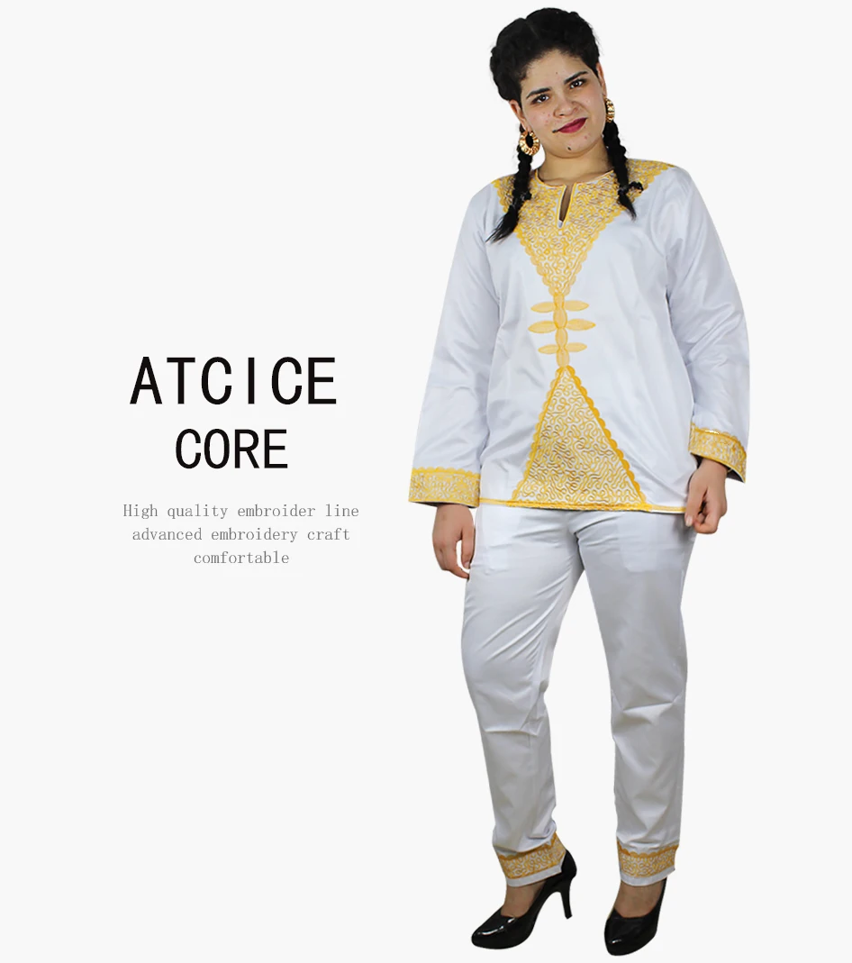 african outfits free shipping african clothing for women new design fashion dashiki shirt with pants african traditional clothing