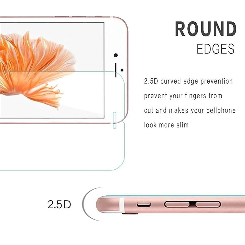 Защитное стекло для IPhone X 5 5S 5C SE 6 6S 7 8 Plus пленка из закаленного стекла защитное