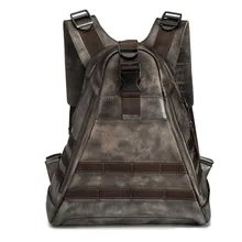 240 Women Steampunk Steam Punk Gothic Retro Victorian British fanny Funny Black Brown Green genuine leather Bag Backpack