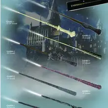 Светодиодная светящаяся волшебная палочка для косплея Гарри Гермионы Рон Дамблдор Волдеморт не светящаяся волшебная палочка Новинка в коробке