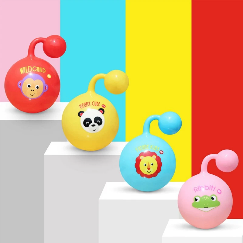 Детские погремушки мяч игрушки со звуком мультфильм животных обучающая игрушка для новорожденных мобильный руки захватывать мягкие шарики