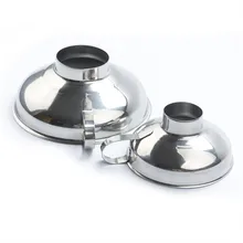 1 шт. прочный нержавеющая сталь широкий рот консервирование Воронка масло пиво жидкость бункер кухня инструменты для приготовления пищи воронки поставки