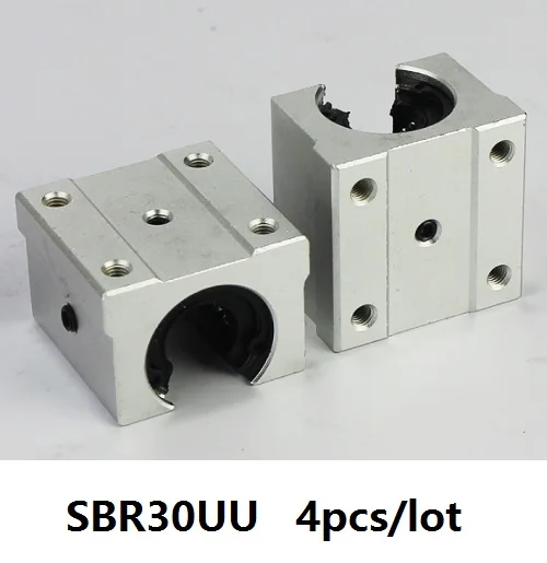 

4pcs/lot SBR30UU Open Type Linear Ball Bearing Block for SBR30 30mm linear guide/rail for CNC router parts SME30UU