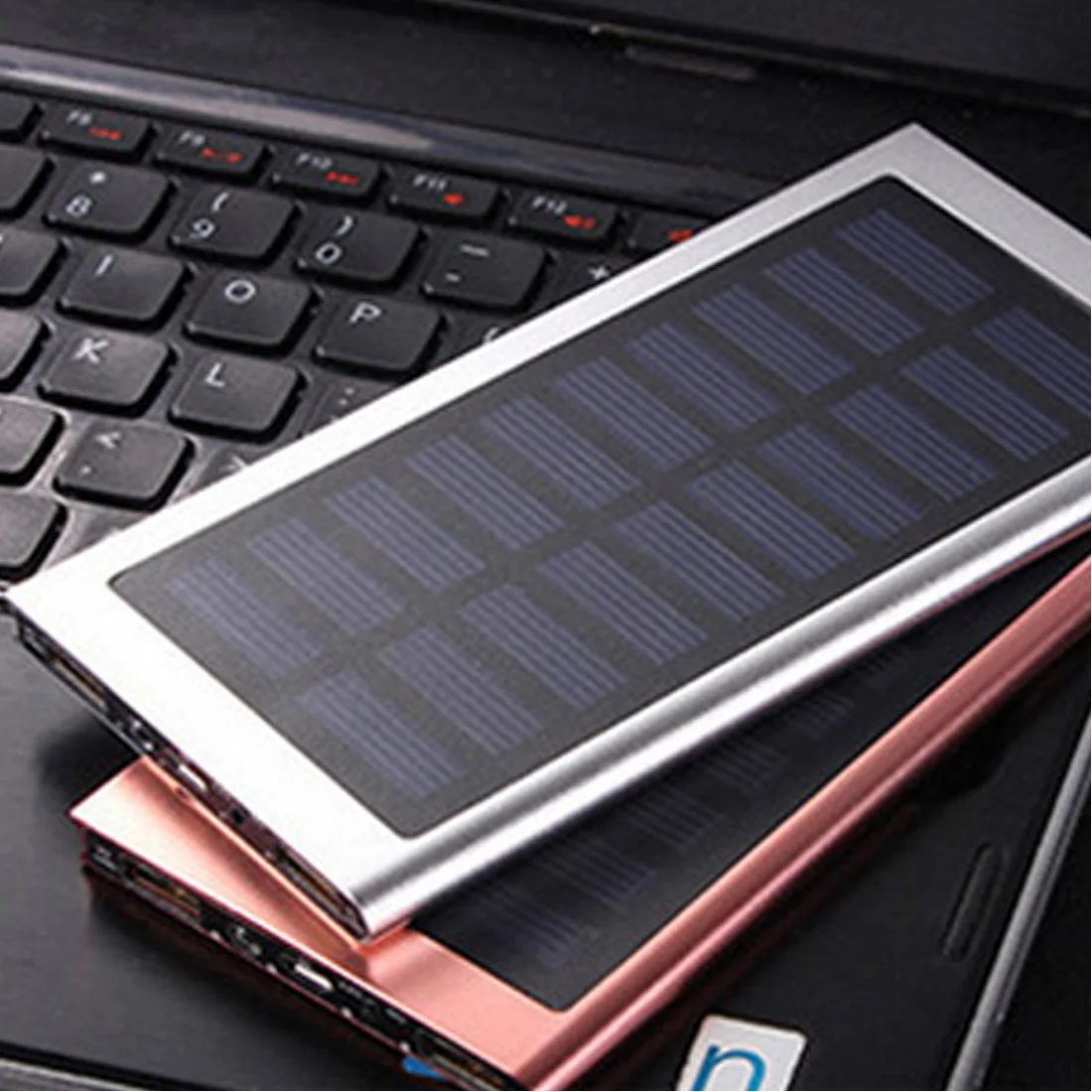 

Ultra-thin Solar Mobile Power Supply Kit DIY Solar Battery Charger Storage Box Dual USB Output 18650 Power Bank Case No Battery