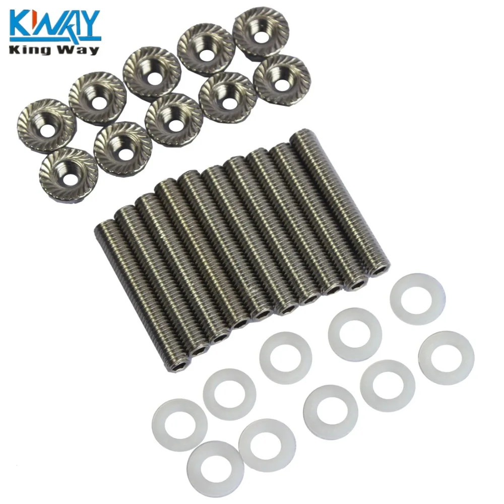 

FREE SHIPPING - Intake Manifold Extended Stud Studs Bolt Kit B D H F b18 SI For Honda Acura