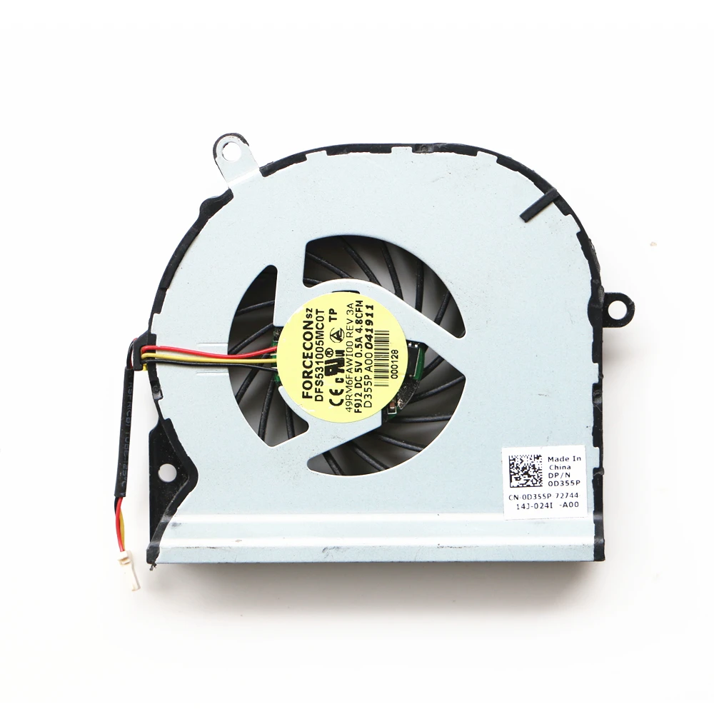 New Cpu Cooler Fan For Dell Studio 15z 1569 P06f Cpu Cooling Fan 49rm6fawi00 Xidi Dfs531005mc0t F9j2 Cn 0d355p D355p Cpu Fan Cooling Fanfan Cooling Aliexpress