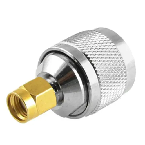 

Promotion! New Silver N Type Male to RP-SMA Male Plug Adapter Coaxial Cable Connector