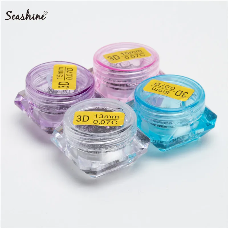 “ Soltos em Volume Cílios Jar Pacotes Seashine 3d
