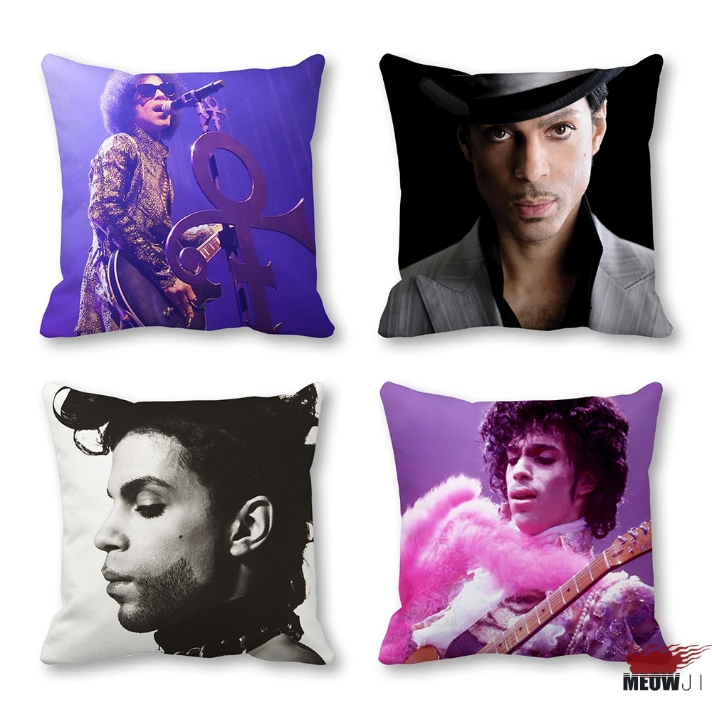 Prince Rogers Nelson Multi Size Throw Pillow Case Cover Free Shipping