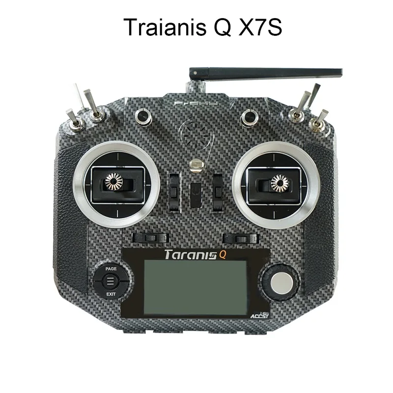 Frsky Taranis Q X7 X7S 2,4G 16Ch ACCST передатчик режим левой дроссельной заслонки 2 для RC Multirotor Fpv гоночный Дрон - Цвет: QX7S-CARBON FIBER 2