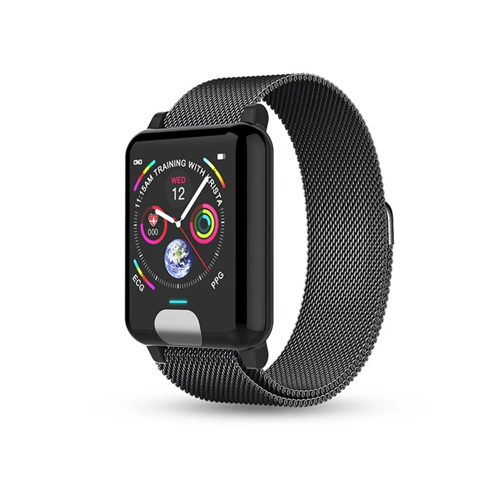 

E04 Smart Watch Fitness Tracker Heart Rate Sleep Monitor Information Push Step Calorie Counter For Men Women Student