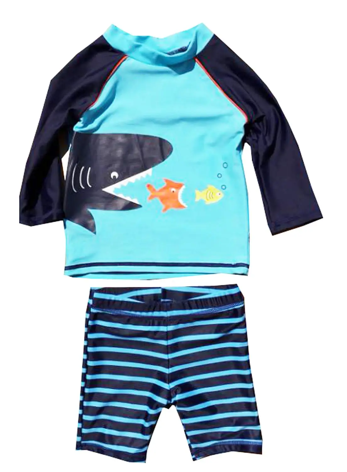 

Infant Baby Boys Rash Guard Swimsuit 2pc Swimwear UPF 50+