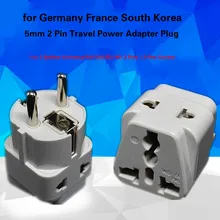 4 x Universal REINO UNIDO/EUA/UE/UA 1 para 2 Splitter 3 Pinos/2 Pinos do Soquete a Alemanha França Coréia Do Sul Viagens Plug Power Adapter UE