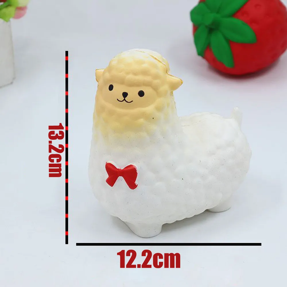 Jumbo овечка Мягкая Милая Альпака супер медленно поднимающийся ароматизированные забавные игрушки для животных 4,3