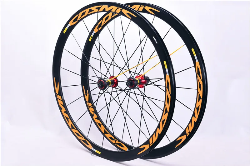 Perfect Carbon Hub ultra light 700C 40mm road bike aluminum alloy rim wheelset bicycle gear set compatible with  sh imano  wheels 3