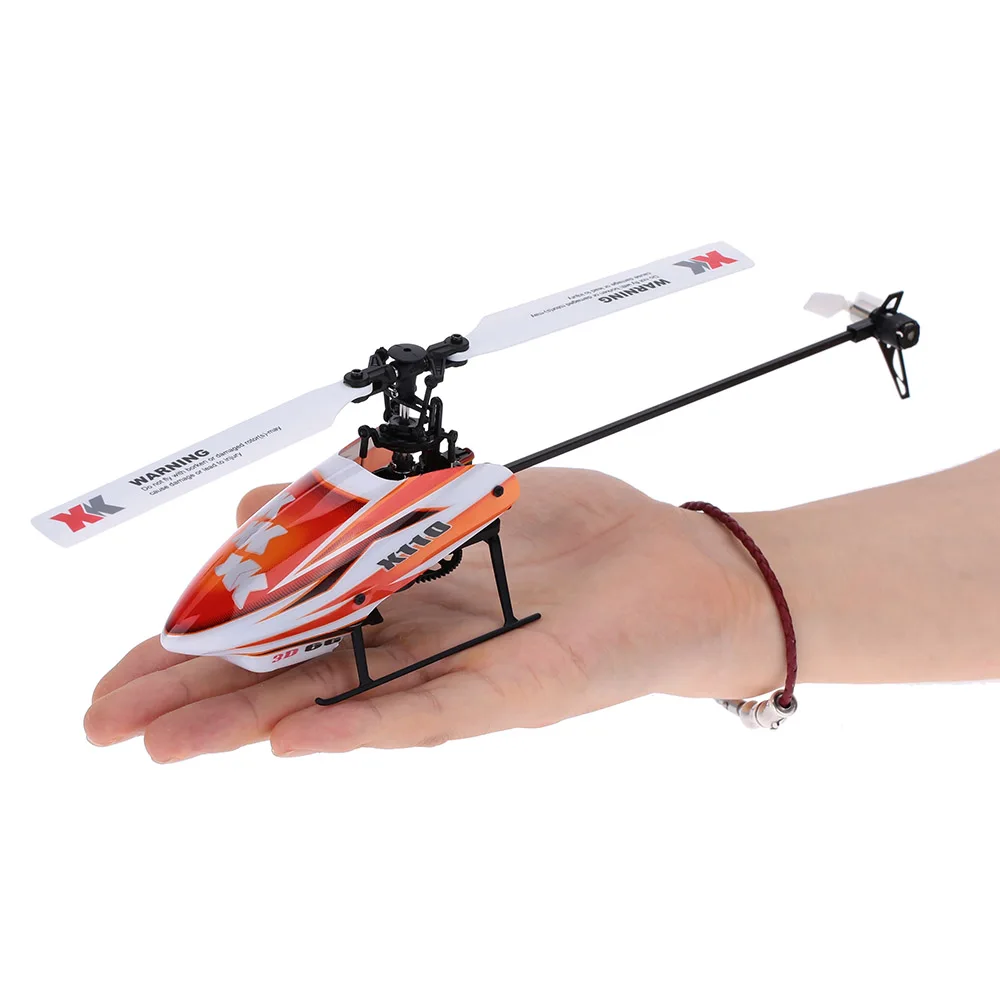 Original XK Blast K110-B 6CH 3D 6G System RC Helicopter Brushless Motor BNF Drone Remote Control Helicopter without Transmitter