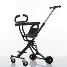 С ребенком с нескользящей подошвой для малышей Кукла малыша Детская четырехколесная коляска для ребенка трицикл на возраст 1, 3, 5 лет легковесное складное