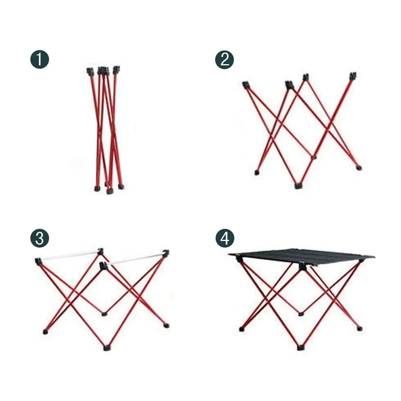 ¡Marca de herramientas al aire libre Camping 1 * mesa de aleación de aluminio de la luz Ultra-Camping Picnic plegable de escritorio de la tabla de envío gratis!