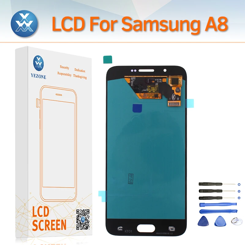 Samsung Galaxy A8 LCD Screen White