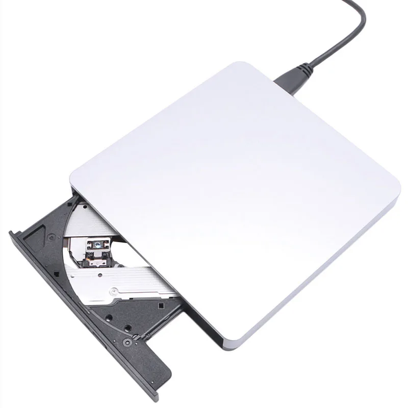 

USB 3.0 Ultra Slim CD/DVD-RW External Burner Hard Drive Writer Player For PC Laptop Mac