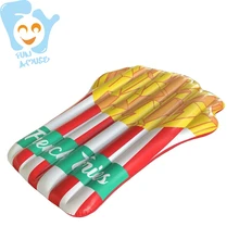 175 см надувные картофель фри бассейн поплавок плавающие игрушки надувной матрас-кровать Fun плот