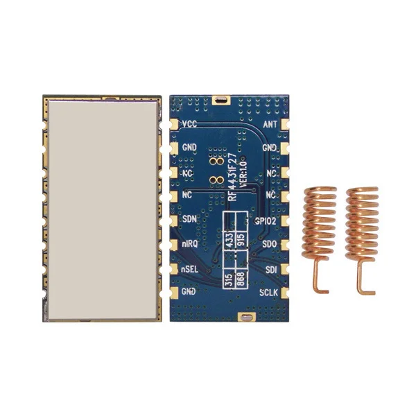 2 шт./лот RF4432F27-915 МГц | 868 МГц средней мощности 27dBm Si4432 FSK беспроводной фронтальный трансивер